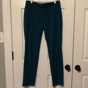 Banana Republic Martin Fit teal pants